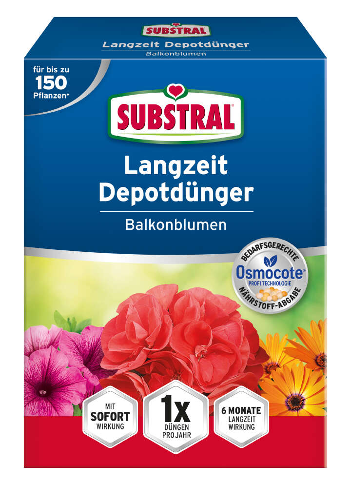 SUBSTRAL Langzeit Depotdünger Balkonblumen